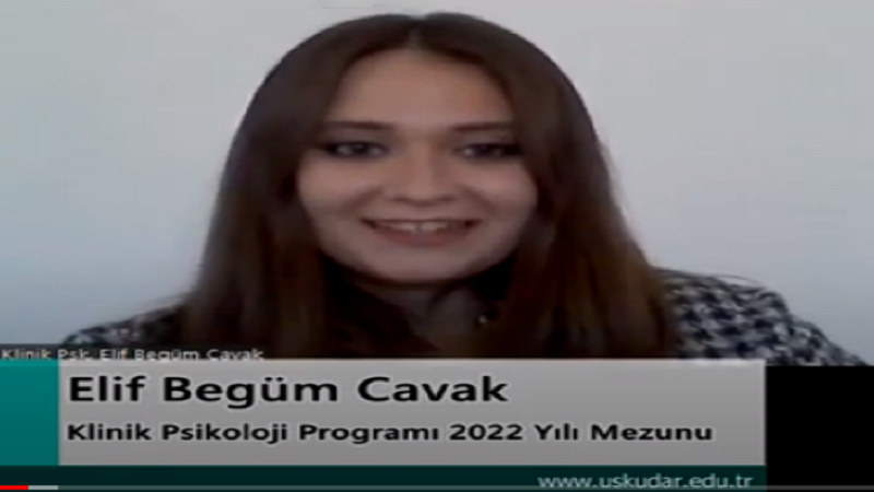 Elif Begüm Cavak / Klinik Psikoloji, 2022
